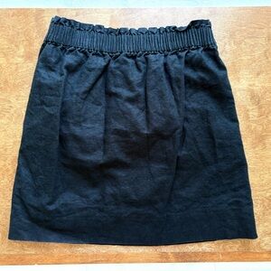 NWOT J Crew Linen/Cotton Pull On Skirt Size Zero